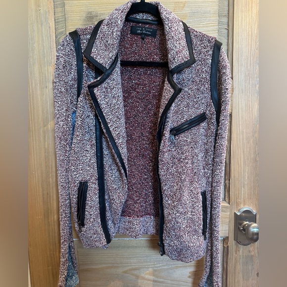 Rag & Bone “Hart” Tweed Multi-Colored Moto Jacket - Picture 9 of 13